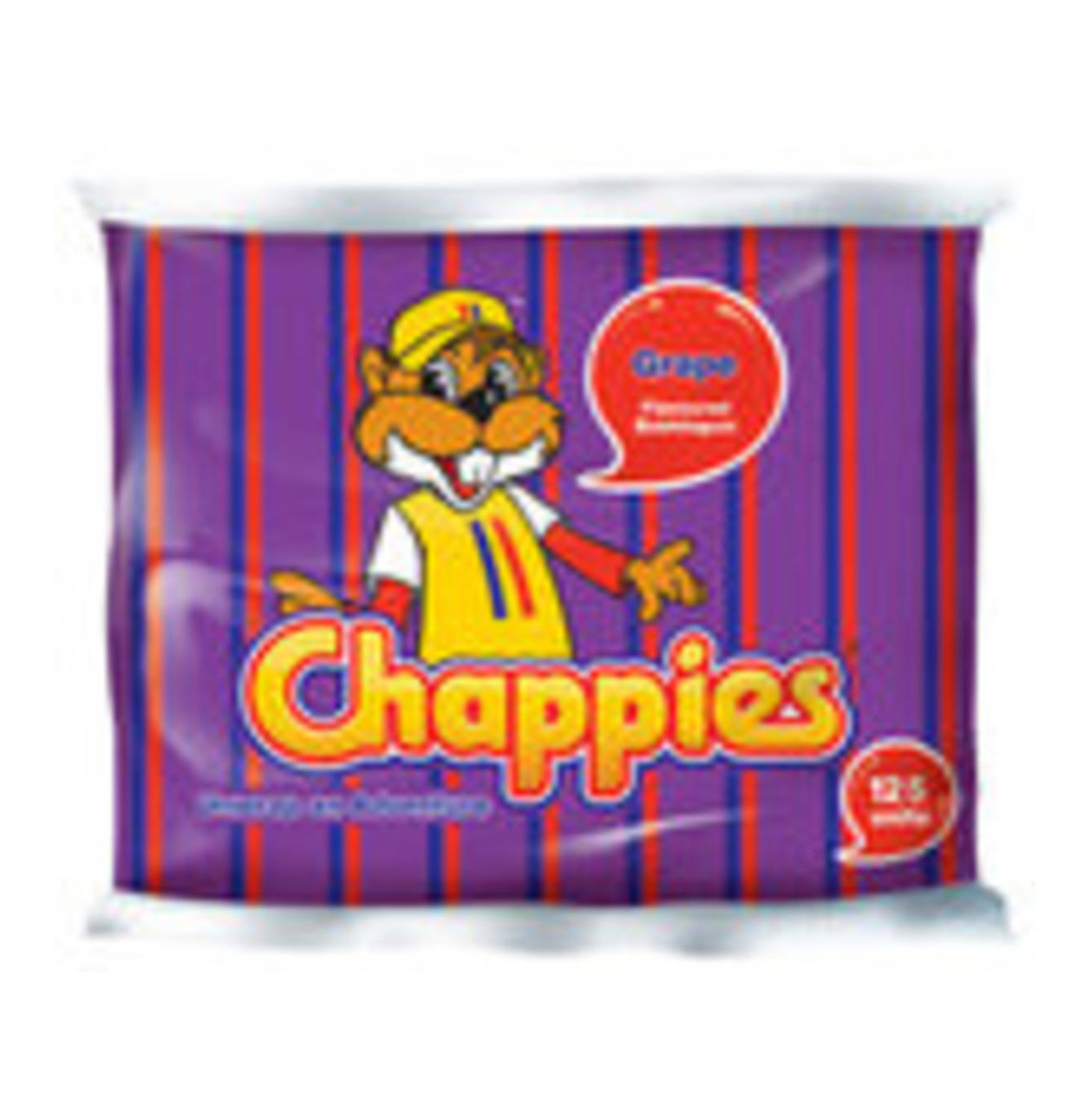 Chappies Grape Bubbleg. 100pc